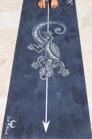 Towel Infused Yoga Mat - Gecko