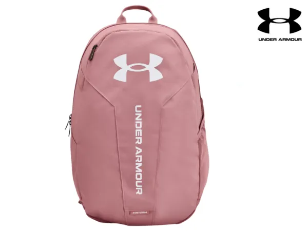 Under Armour Hustle Lite Backpack (Pink Elixir/White)