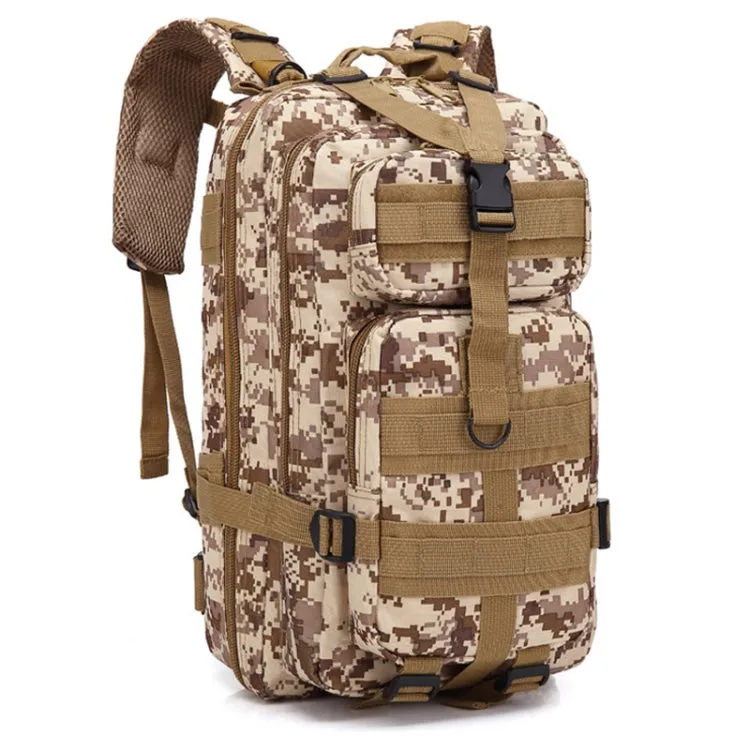 Unisex Outdoor Backpack Camping Hiking Rucksacks Bag(Desert camouflage)